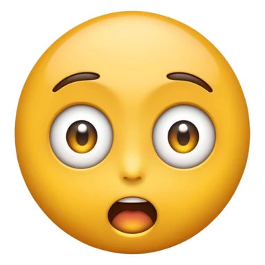 emoji with wow eyes sticker