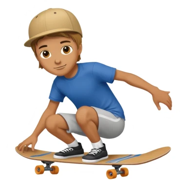 Skateboarder profileshot sticker