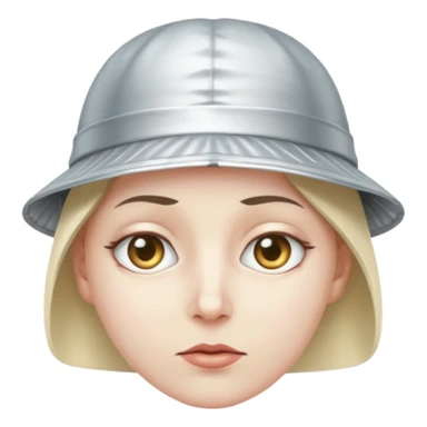 foil hat suspiciouseye sticker