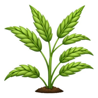 rye plant sticker