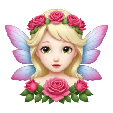 Rose wings,Flower Fairies. sticker