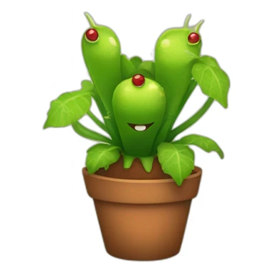 venus fly trap sticker
