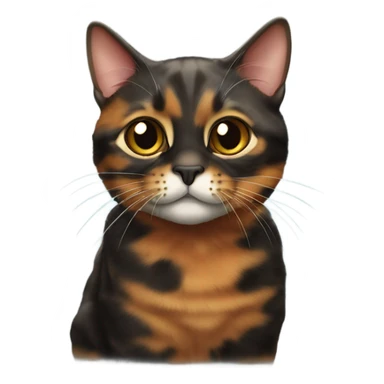Thomas the tortoiseshell cat  sticker