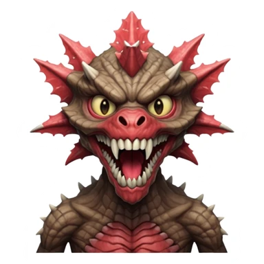 Demogorgon of tranger things sticker