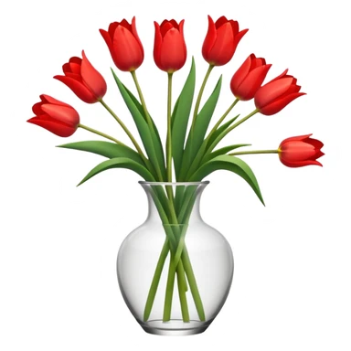 Minimalistic flat vector icon, iOS style, thin black contour on white background. Flower bouquet arranged in a simple vase. Clean, elegant, no text, no shadows.
 sticker