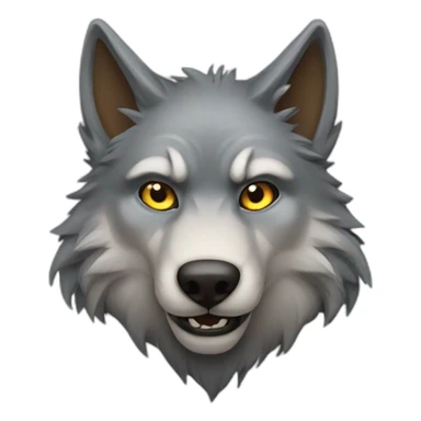 Loup garou sticker