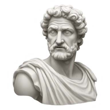 weird greek statue of a beautiful person sticker