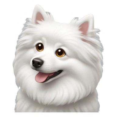 White Spitz sticker