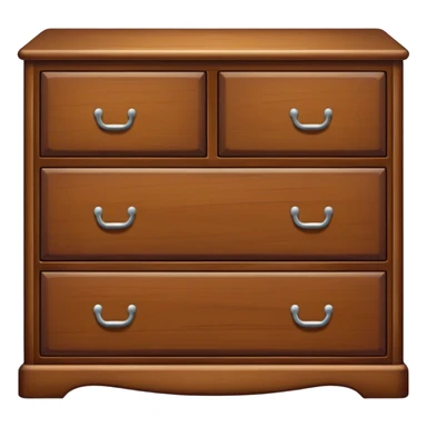 brown dresser sticker