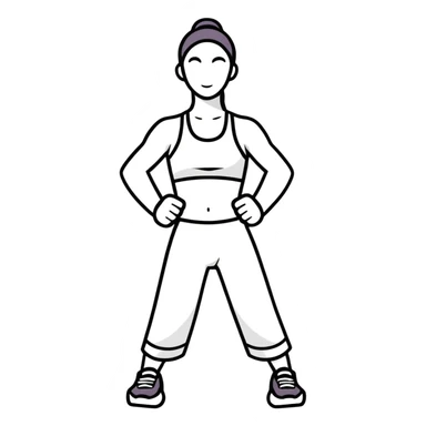 Summer workout sticker