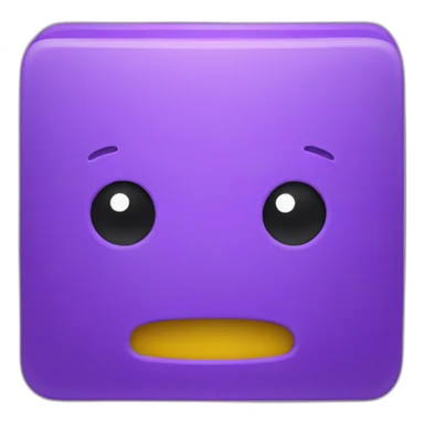 Cold purple Square, With a Yellow K in the center sticker