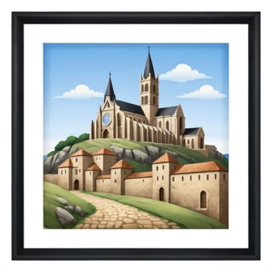 St jacques de compostelle sticker