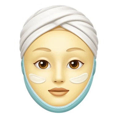 skincare mask sticker
