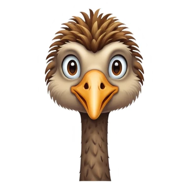A ostrich emoji sticker