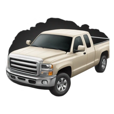 oversized pickup truck sticker