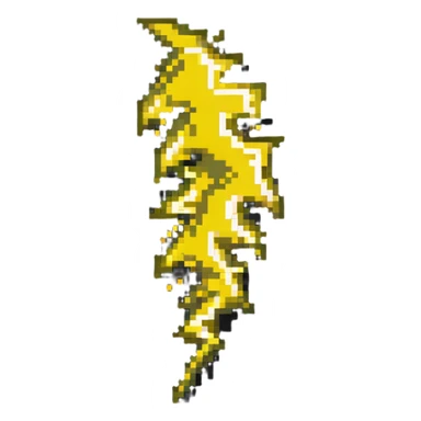 yellow lightning bolt sticker