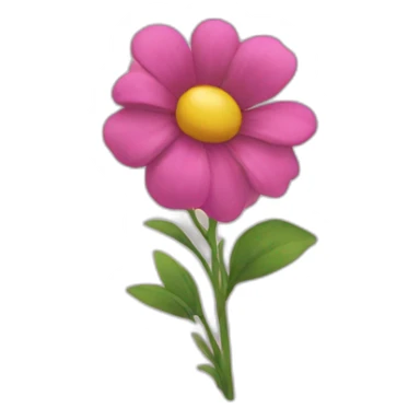 Coração-com flor sticker