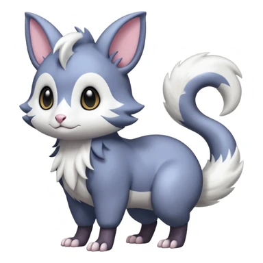 Shiny Furret-Absol-Noibat-Hybrid (Full body) sticker