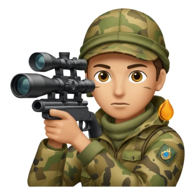 Aiming with Sniper sticker