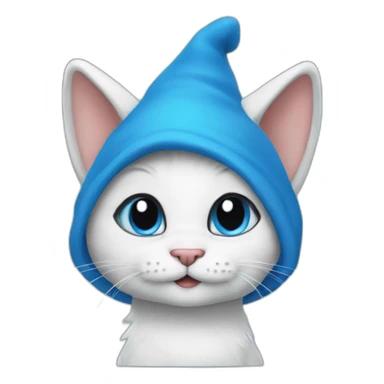 Smurf cat hu sticker