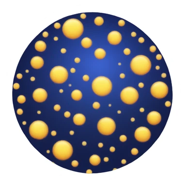 Abstract, indigo R with amber/yellow sparkles sticker