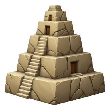 Emoji of Ziggurat sticker