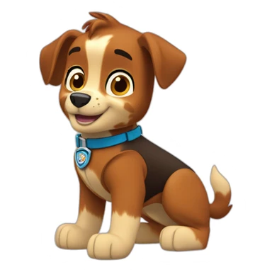 paw patrol tina sticker