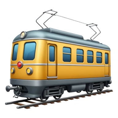 A train that has needles in it sticker