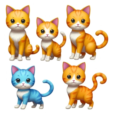 Sprigatito-Floragato-Meowscarada-Pokémon (full body) sticker