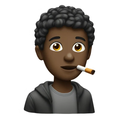 White boy smoking sticker