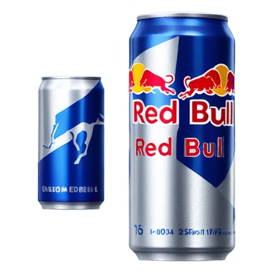 Redbull can sticker