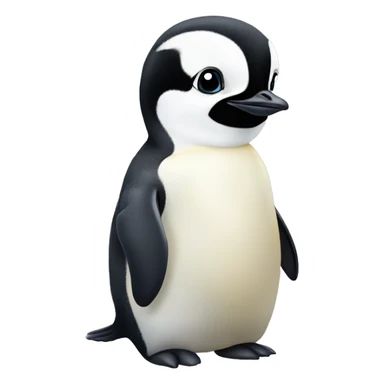 Baby emperor penguin sticker