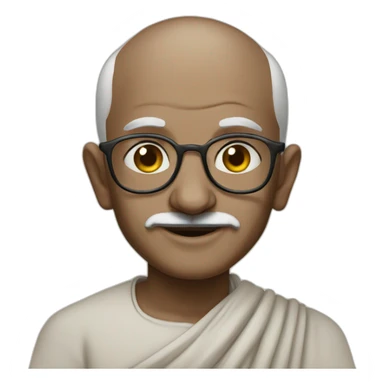 Gandhi sticker