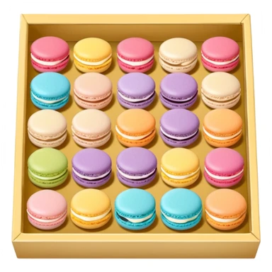 a box of single line of macaron



















 sticker