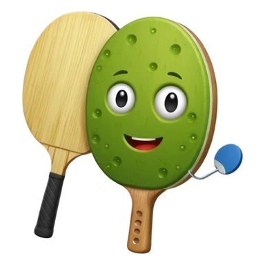 🥒+🏓 sticker