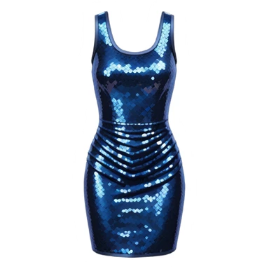 sequin dress sticker