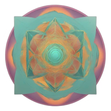 Sacred geometry sticker
