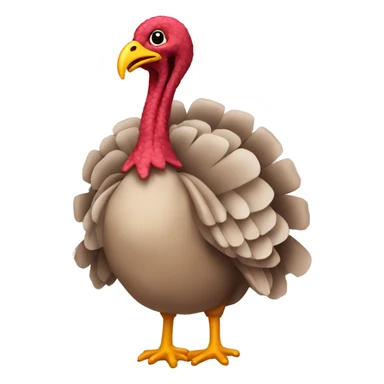 Turkey in pajamas sticker