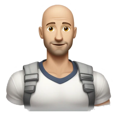 Bald romanian whos gay but looks like andrew tate and guy from avengers sticker