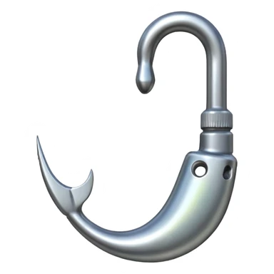 fishing rod hook sticker