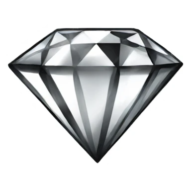 diamond with black and white  sticker