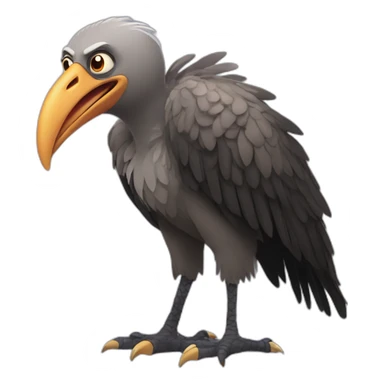 chil the vulture from the jungle book sticker