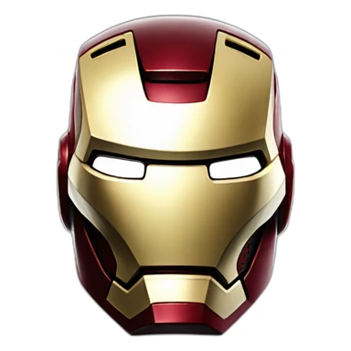 Iron man helmet sticker