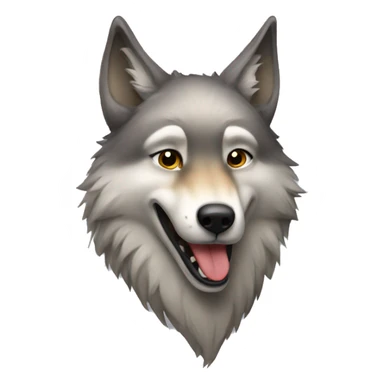 kissed Wolf sticker