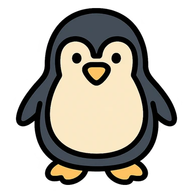 cute penguin sticker