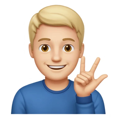 crea un emoji de un hombre cuerpo completo sticker