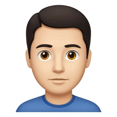 dark hair father sticker