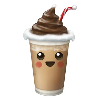 christmas iced coffee  sticker