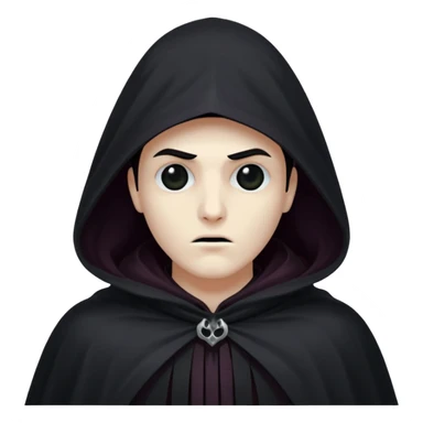 Shadowy Phantom with Cloak horror look sticker