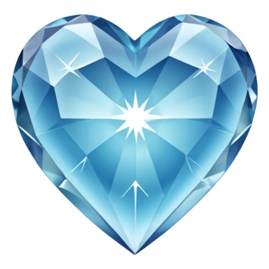 Coração de cristal sticker